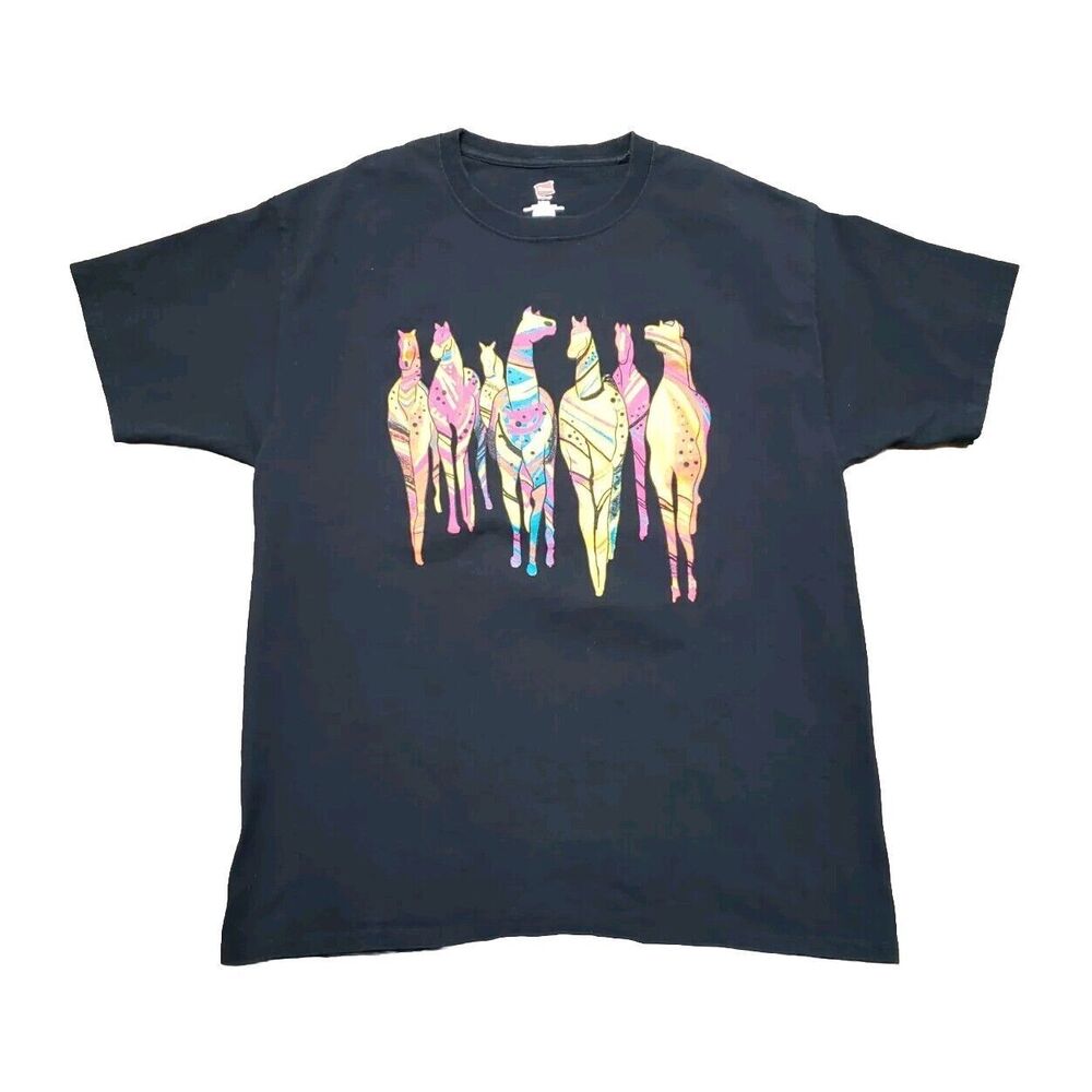 Colorful Zebra Shirt Adult Size Large